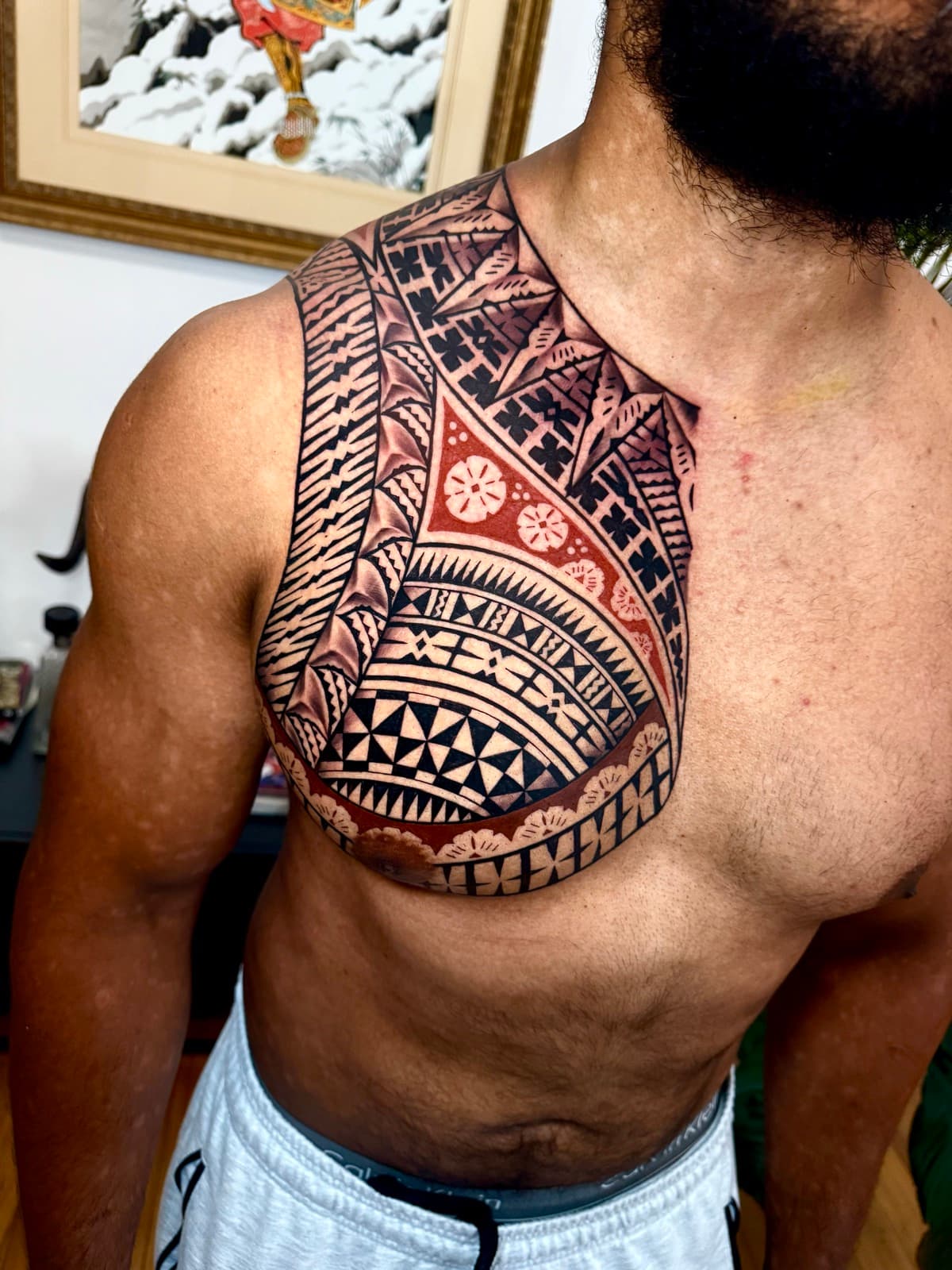 Polynesian Chest Piece