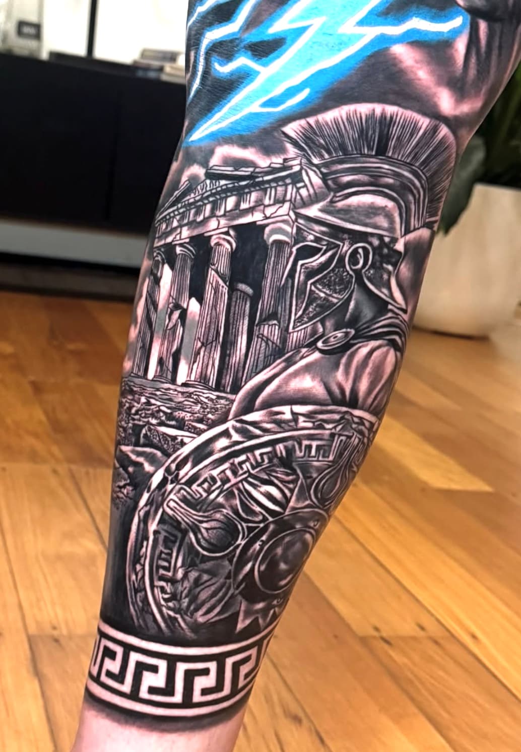 Full Greek Sleeve (Detail) by Amzart — Realism tattoo, Sydney